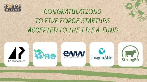Congratulations to the five Forge startups accepted to the i.d.e.a. Fund
