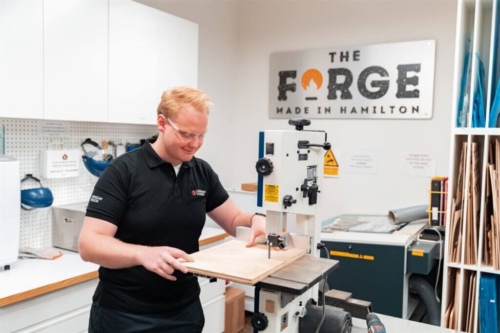 The Forge Makerspace in action.
