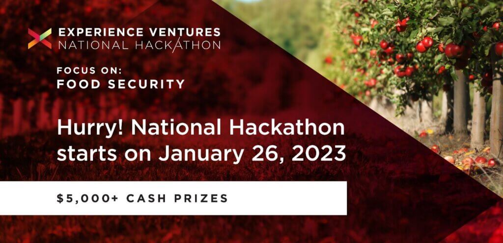 Experience Ventures National Hackathon starts January 26