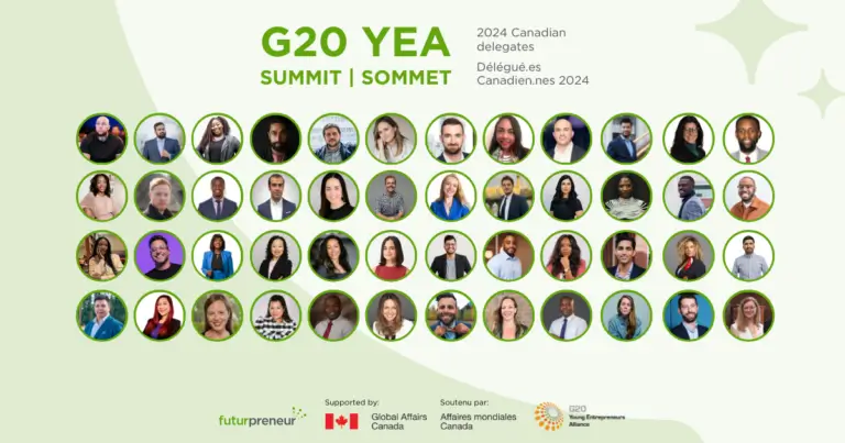 Introducing the 2024 Canadian delegation for the G20 Young Entrepreneurs’ Alliance Summit in Brazil, June 12-14, 2024